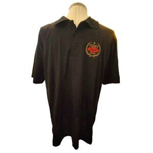 Ralphs Polo Shirt Harriton Presidents Award 2016 Large Black Polyester jj3524